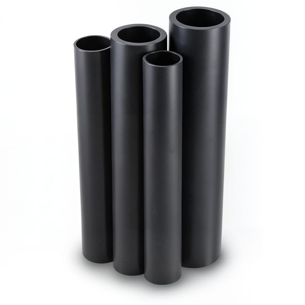 مواسير HDPE PE 100 ضغط 10 بار قطر 1200 مم سمك 67.9 مم لون أسود