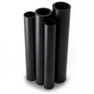 HDPE Pipes PE 100 Pressure 10 Bar 1400 mm OD Thickness 82.4 mm Black