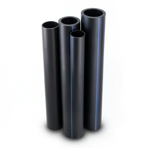 مواسير HDPE PE 100 ضغط 10 بار قطر خارجي 710 مم سمك 42.1 مم لون أسود