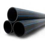 مواسير HDPE نيبروبلاست PE 100 ضغط 20 بار قطر خارجي 180 مم سمك 20.1 مم لون اسود | نيبروبلاست