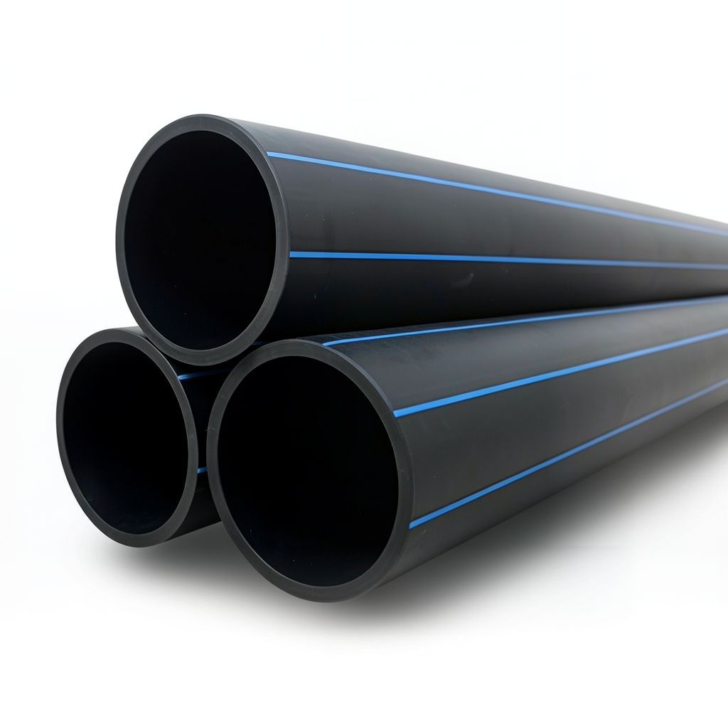 مواسير HDPE نيبروبلاست PE 100 ضغط 20 بار قطر خارجي 180 مم سمك 20.1 مم لون اسود | نيبروبلاست