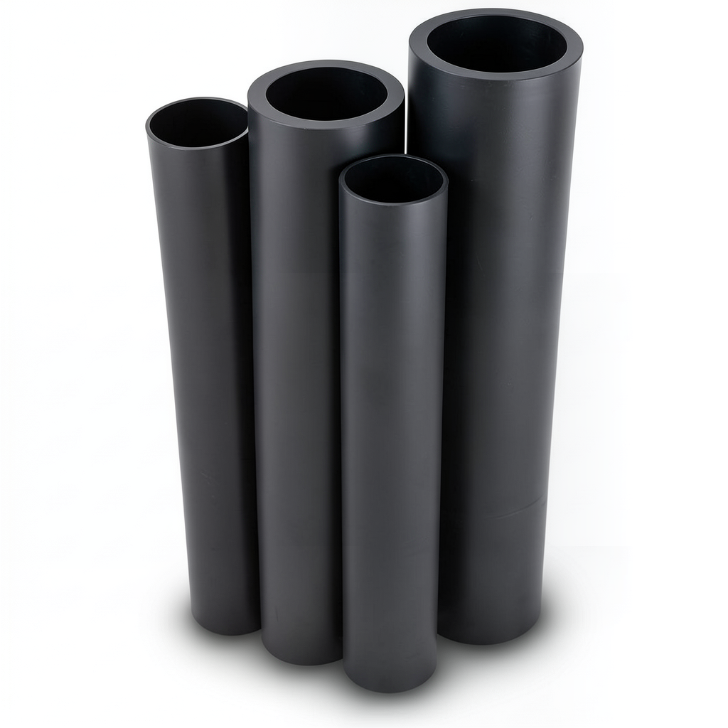 Al Rajhi HDPE Pipes PE 80 Pressure 8 Bar Outside Diameter 800 mm Thickness 47.4 mm Black