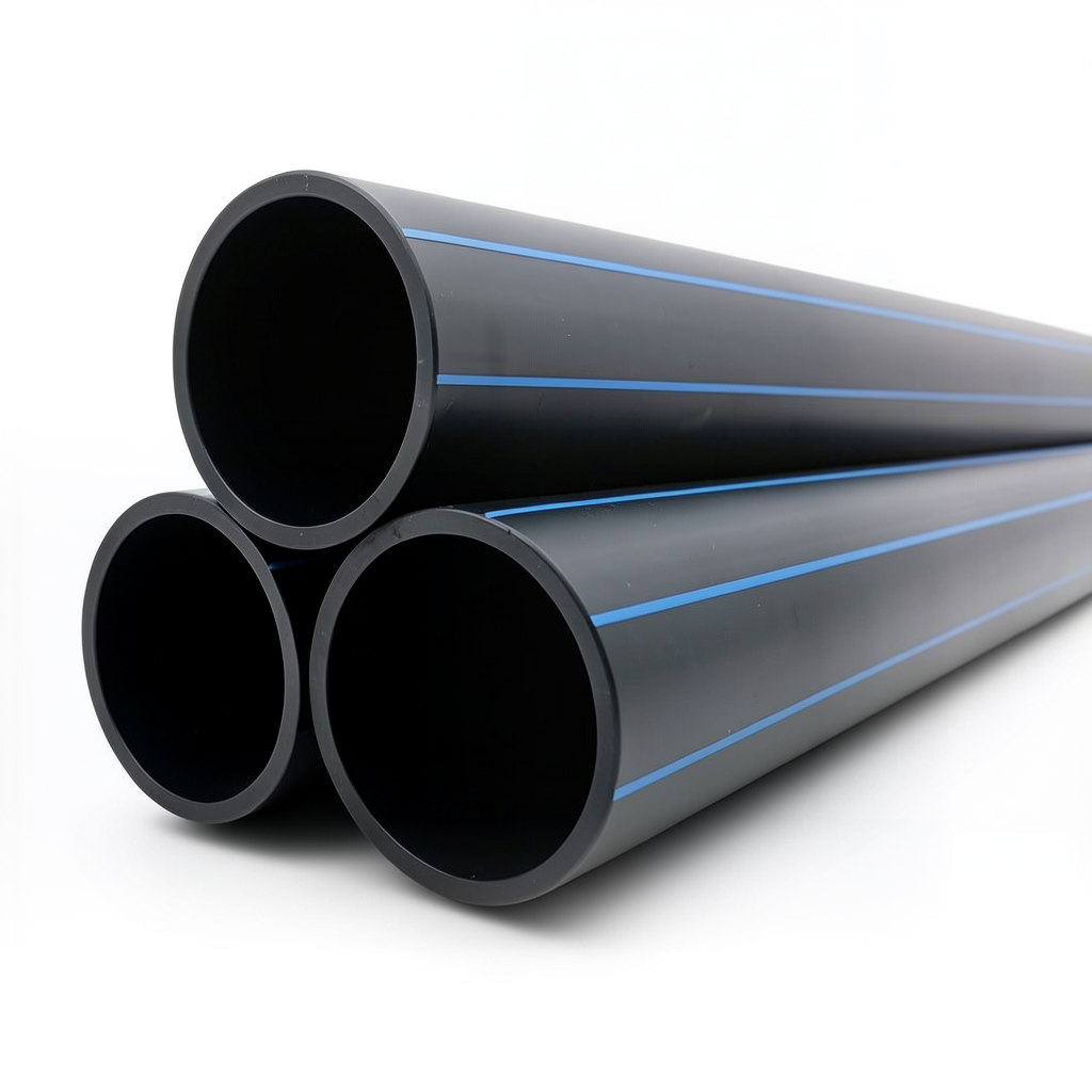 مواسير HDPE PE 100 ضغط 20 بار قطر خارجي 225 مم سمك 25.2 مم لون أسود | نيبروبلاست