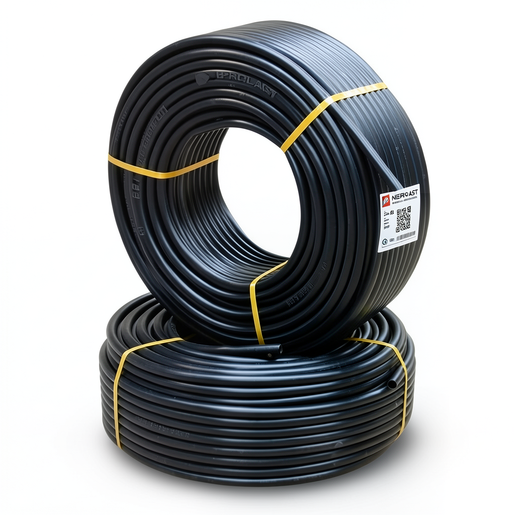 HDPE Pipes PE 80 Pressure 16 Bar Outside Diameter 25 mm Thickness 2.8 mm Black | NEPROPLAST