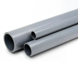 UPVC Pipes Nominal Pressure 2 Bar Outside Diameter 180 mm Thickness 1.8 mm Gray