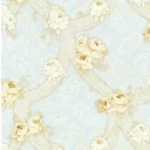 Italian Wall Decoration, Light Blue with Beige, Length 10 m, Width 0.73 m, Model 26078