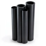 HDPE Pipes PE 80 Pressure 8 Bar Outside Diameter 1600 mm Thickness 94.1 mm Black