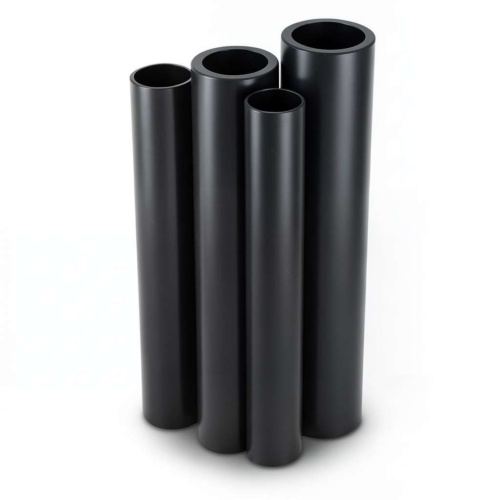 Al-Rajhi HDPE Pipes PE 100 Pressure 12.5 Bar Outer Diameter 355 mm Thickness 26.1 mm Black