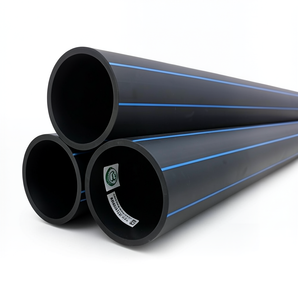 مواسير HDPE PE 100 ضغط 20 بار قطر خارجي 225 مم سمك 25.2 مم لون أسود | نيبروبلاست