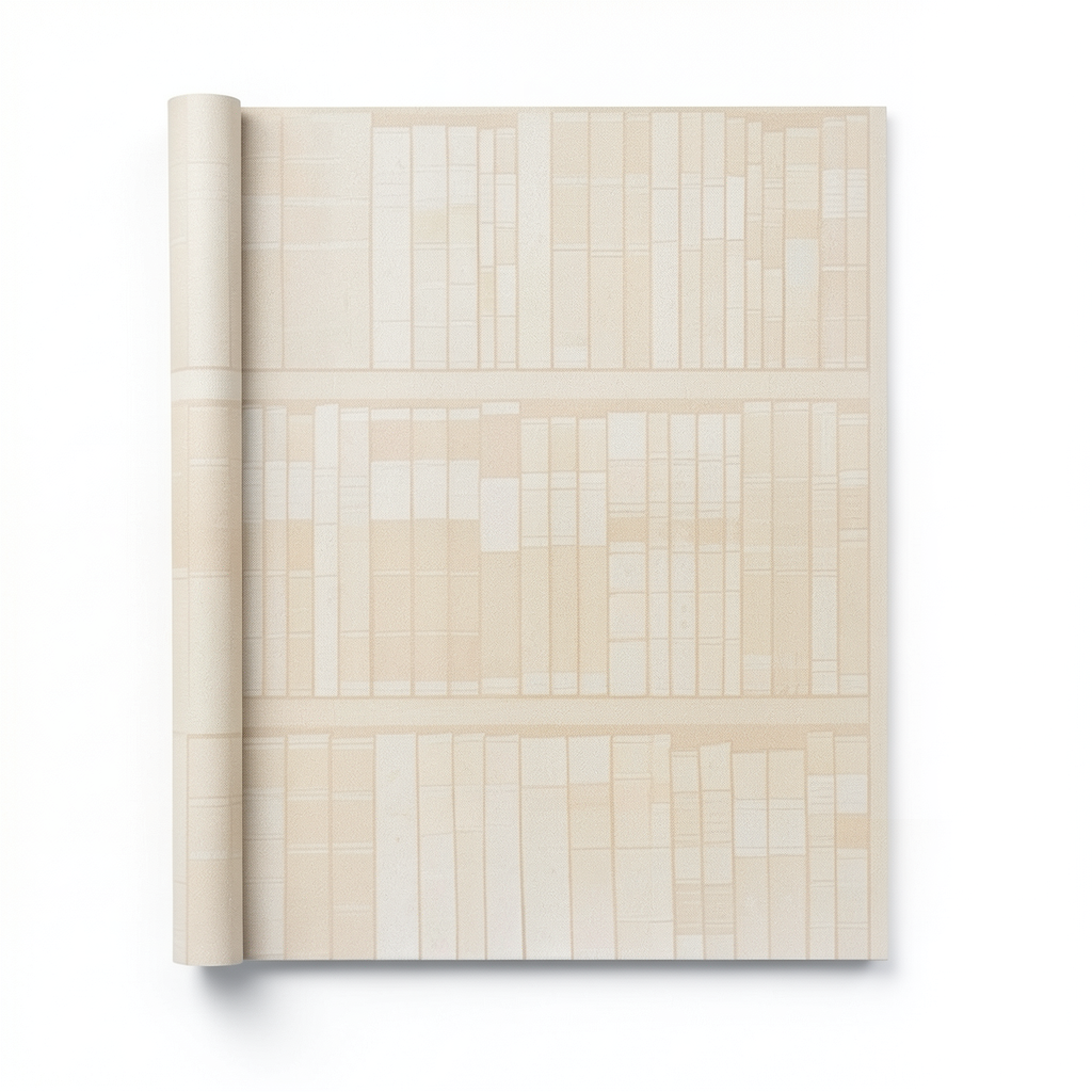 German Wall Covering Beige Color 10m x 0.53m, Model 525823