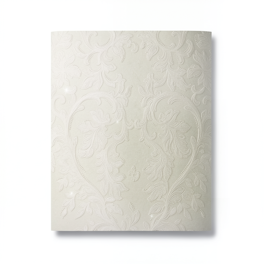 Italian Wallpaper Classic Design 10m x 0.70m Light Beige