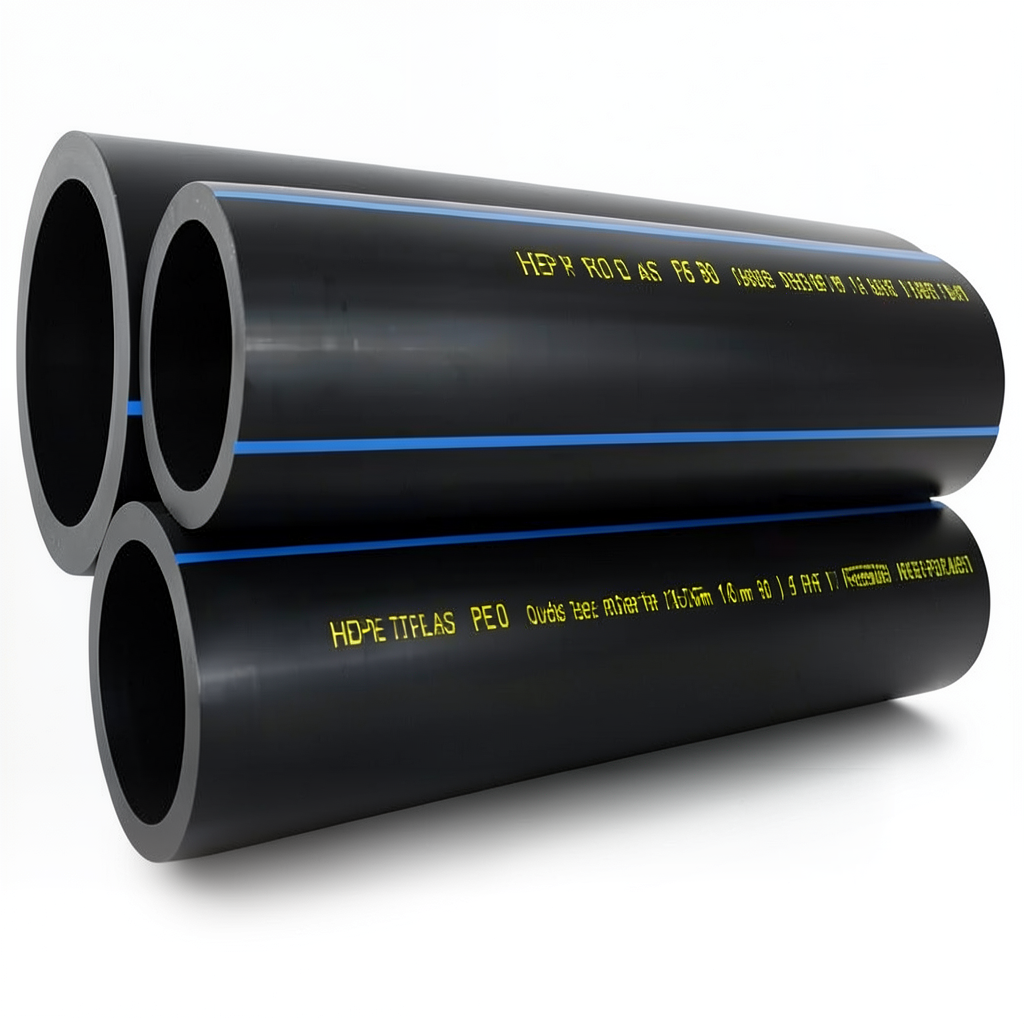 HDPE Pipes PE 80 Pressure 16 Bar Outside Diameter 140 mm Thickness 15.7 mm Black | NEPROPLAST