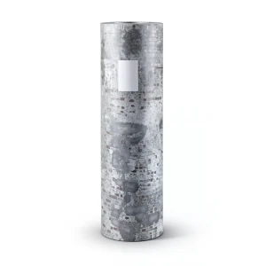 Patterned Wallpaper 10m x 0.53m Gray Color, Model 445404