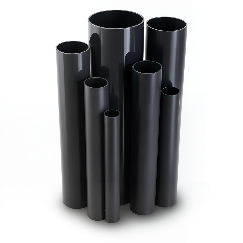 UPVC Pipes Schedule 80 Size ¾ inch Thickness 3.9 mm Black