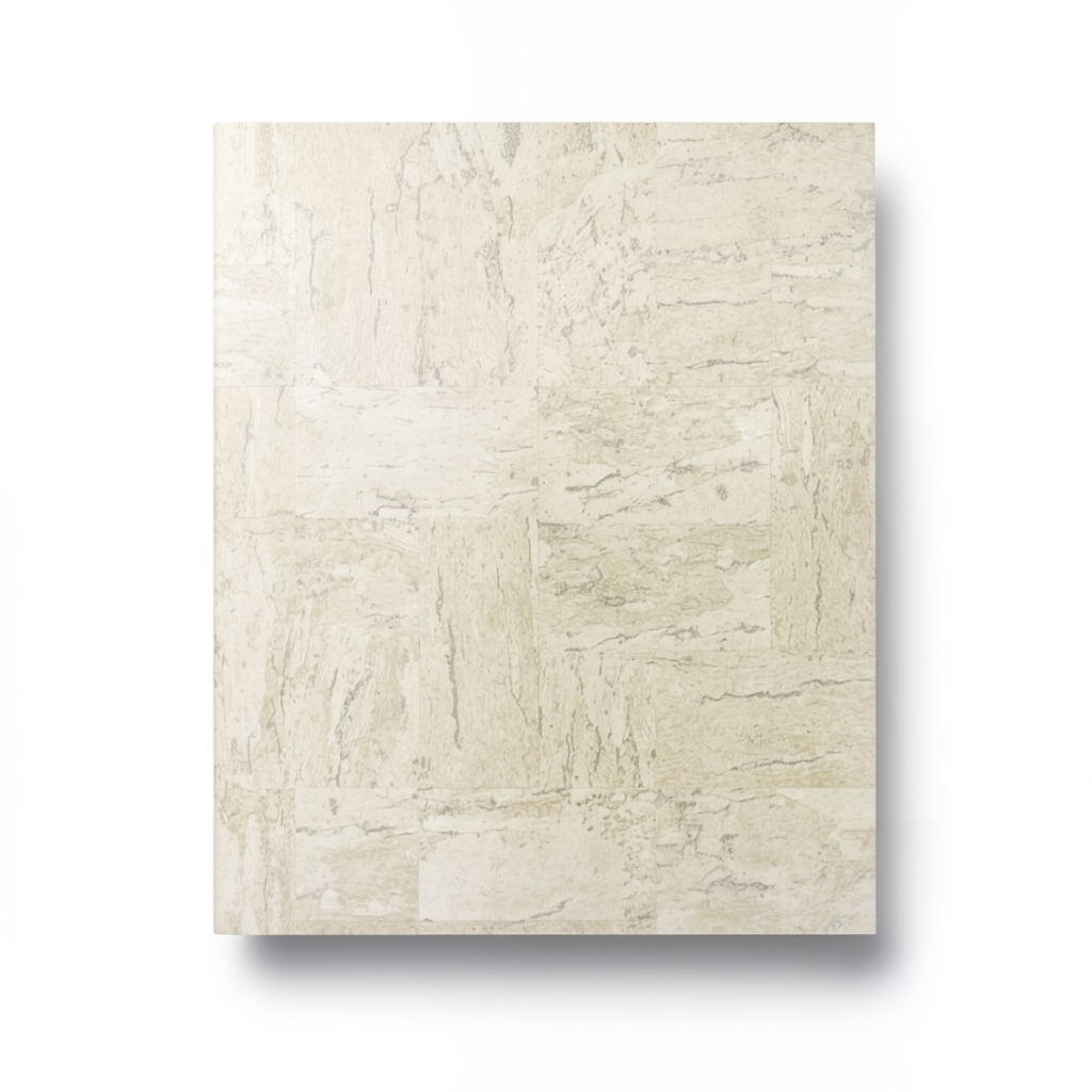 Patterned Wallpaper 10m x 0.53m Light Beige, Model 445770