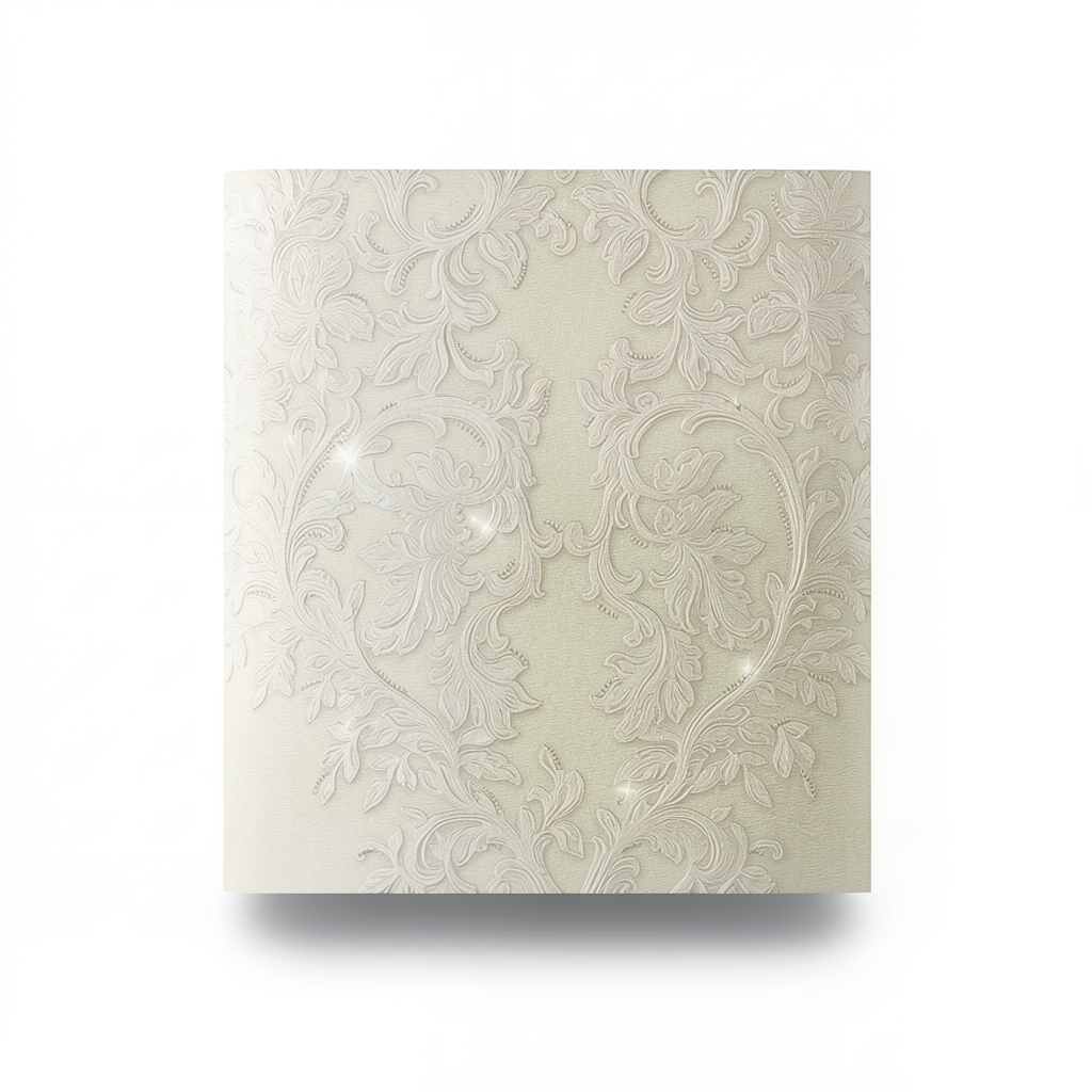 Italian Wallpaper Classic Design 10m x 0.70m Light Beige