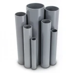 UPVC Pipes Nominal Pressure 6 Bar Outside Diameter 250 mm Thickness 7.3 mm Gray