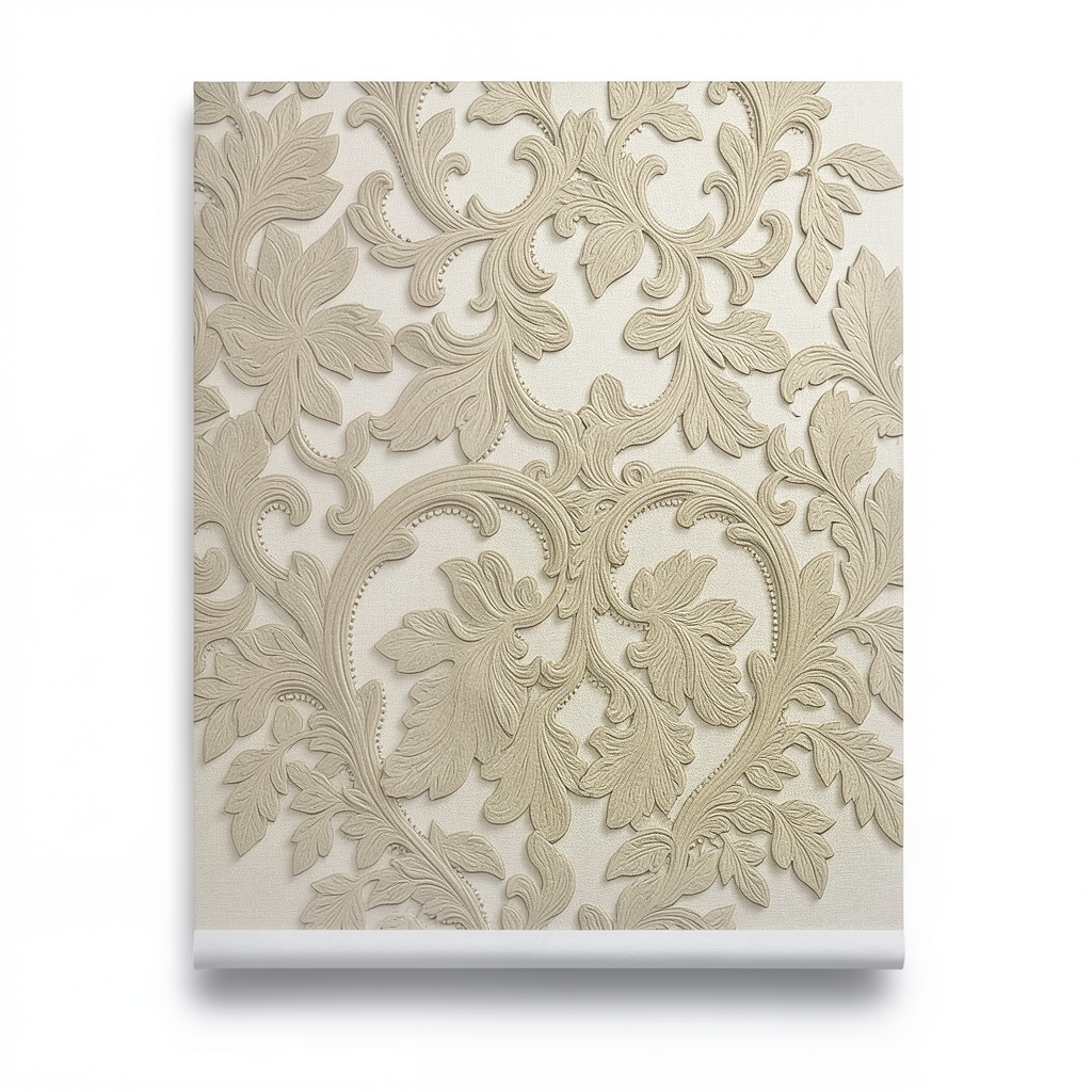 Classic Wallpaper 10 m x 0.70 m Beige, Model 13067