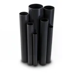 مواسير UPVC جدول 80 مقاس 1¼ إنش سمك 4.9 مم لون أسود