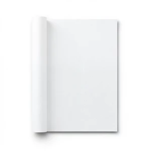 German Wall Covering White Color 10m x 0.53m Model 524444
