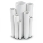مواسير UPVC ضغط 10 بار قطر خارجي 250 مم سمك 11.9 مم لون أبيض