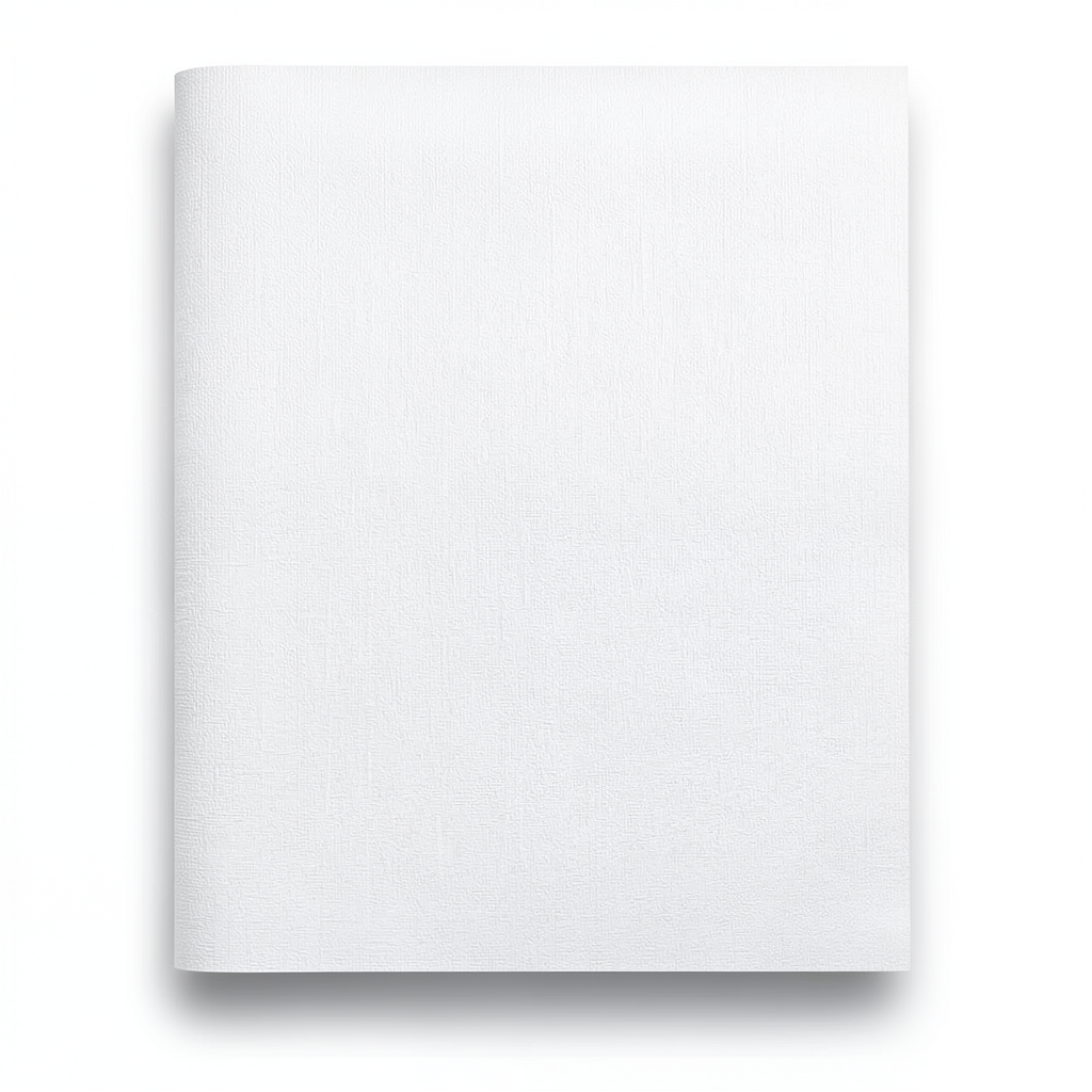 German Wall Covering White Color 10m x 0.53m Model 524444
