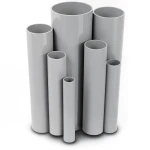 UPVC Pipes Nominal Pressure 16 Bar Outside Diameter 280 mm Thickness 20.8 mm Gray