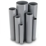 UPVC Pipes Nominal Pressure 6 Bar Outside Diameter 250 mm Thickness 7.3 mm Gray