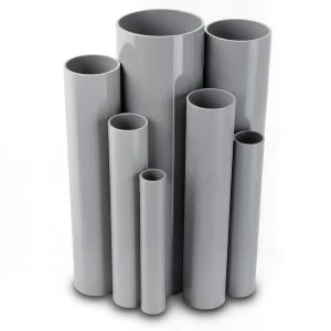 مواسير UPVC جدول 80 مقاس 1 إنش سمك 4.6 مم لون رمادي