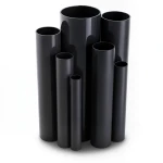 مواسير UPVC جدول 80 مقاس 1 إنش سمك 4.6 مم لون أسود
