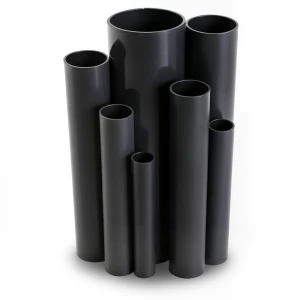 مواسير UPVC ضغط 6 بار قطر خارجي 250 مم سمك 7.3 مم لون اسود