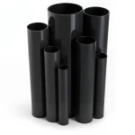 مواسير UPVC جدول 80 مقاس ¾ إنش سمك 3.9 مم لون أسود