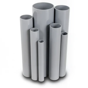 UPVC Pipes Schedule 80 Size ½ 1 Inch Thickness 5.10 mm Gray Colour