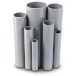 UPVC Pipes Nominal Pressure 6 Bar Outside Diameter 250 mm Thickness 7.3 mm Gray