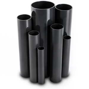 مواسير UPVC جدول 80 مقاس ½ 1 إنش سمك 5.10 مم لون أسود