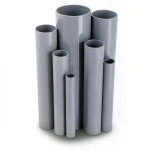 UPVC Pipes Schedule 80 Size 1 inch Thickness 4.6 mm Gray
