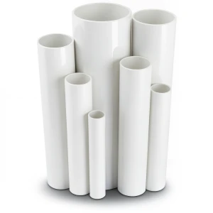 مواسير UPVC ضغط 10 بار قطر خارجي 250 مم سمك 11.9 مم لون أبيض