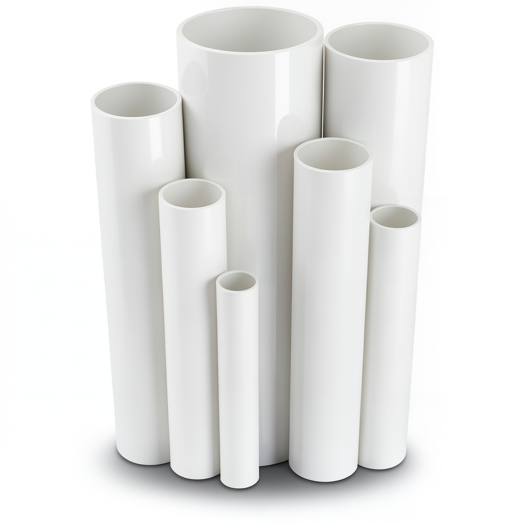 UPVC Pipes Nominal Pressure 10 Bar Outside Diameter 250 mm Thickness 11.9 mm White