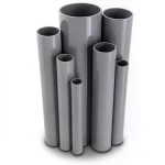 مواسير UPVC ضغط 10 بار قطر خارجي 250 مم سمك 11.9 مم رمادي