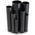 مواسير UPVC جدول 80 مقاس 1¼ إنش سمك 4.9 مم لون أسود
