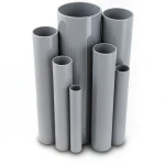مواسير UPVC جدول 80 مقاس ½ 1 إنش سمك 5.10 مم لون رمادي