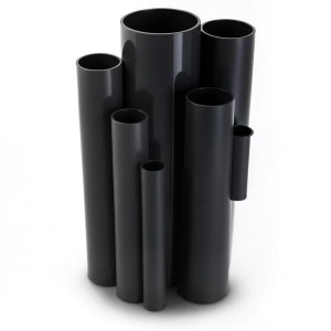 UPVC Pipes Schedule 80 Size ½ 1 inch Thickness 5.10 mm Black