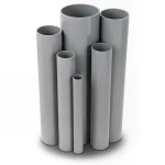 UPVC Pipes Pressure 16 Bar Outside Diameter 250 mm Thickness 18.6 mm Gray