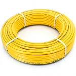 أنابيب HDPE PE 100 ضغط 20 بار قطر خارجي 110 مم سمك 12.3 مم لون أصفر | نيبروبلاست