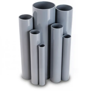مواسير UPVC جدول 80 مقاس 2 إنش سمك 5.5 مم لون رمادي