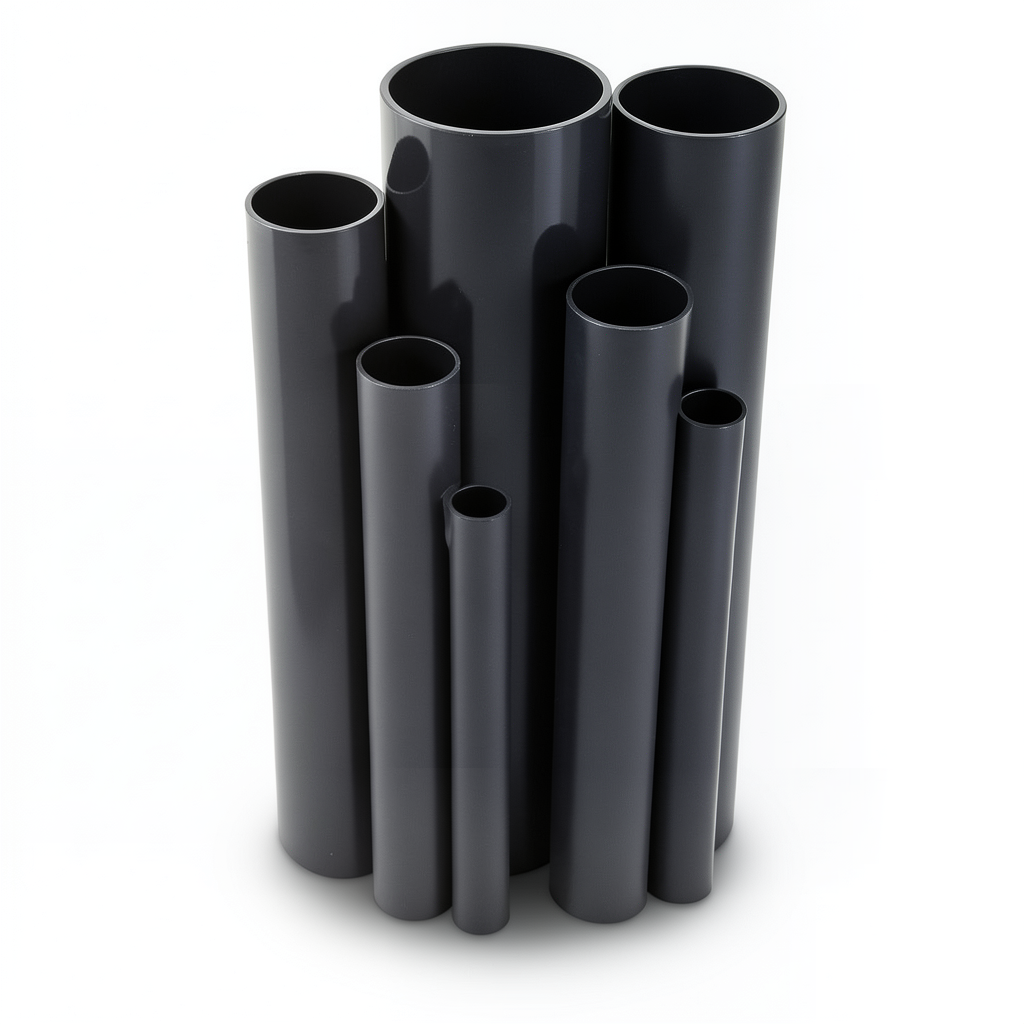 UPVC Pipes Schedule 80 Size 2 inch Thickness 5.5 mm Black