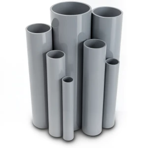 UPVC Pipes Nominal Pressure 16 Bar Outside Diameter 280 mm Thickness 20.8 mm Gray