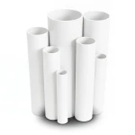 مواسير UPVC ضغط 10 بار قطر خارجي 250 مم سمك 11.9 مم لون أبيض