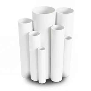 مواسير UPVC ضغط 10 بار قطر خارجي 250 مم سمك 11.9 مم لون أبيض