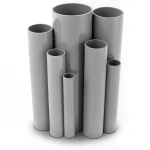 UPVC Pipes Pressure 10 Bar Outside Diameter 250 mm Thickness 11.9 mm Gray